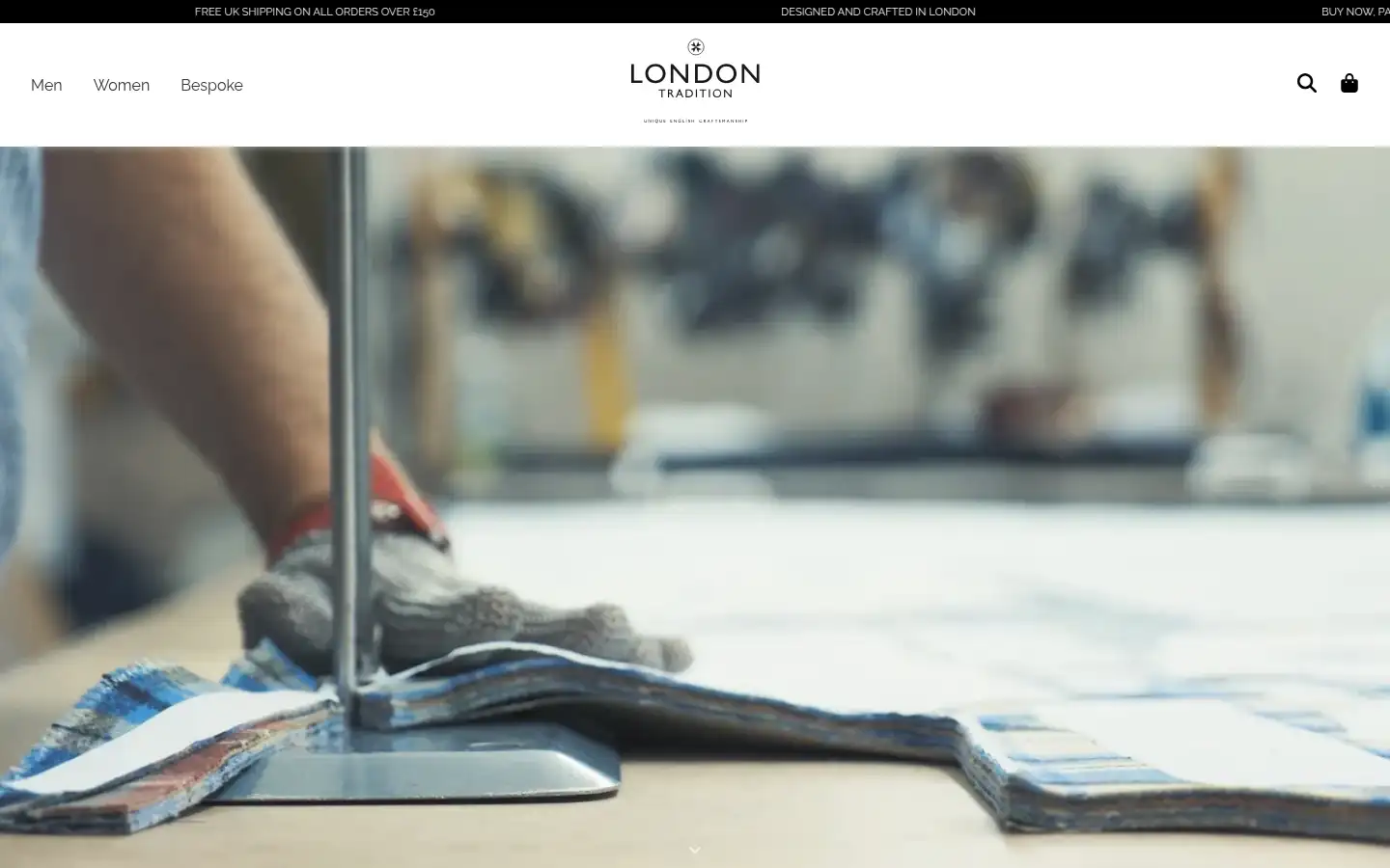 Screenshot of londontradition.com