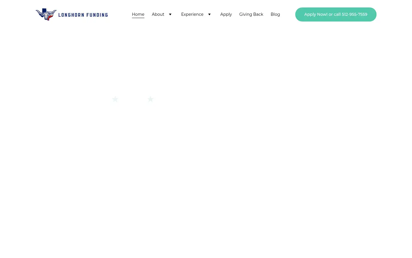 Screenshot of longhorn-funding.com