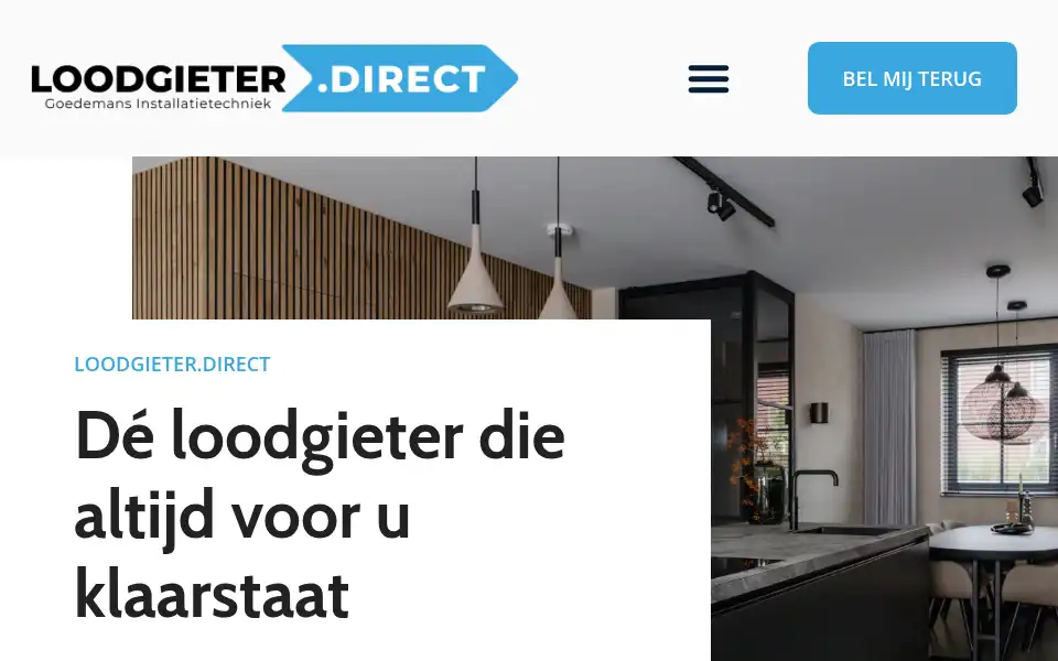 Screenshot of loodgieter.direct