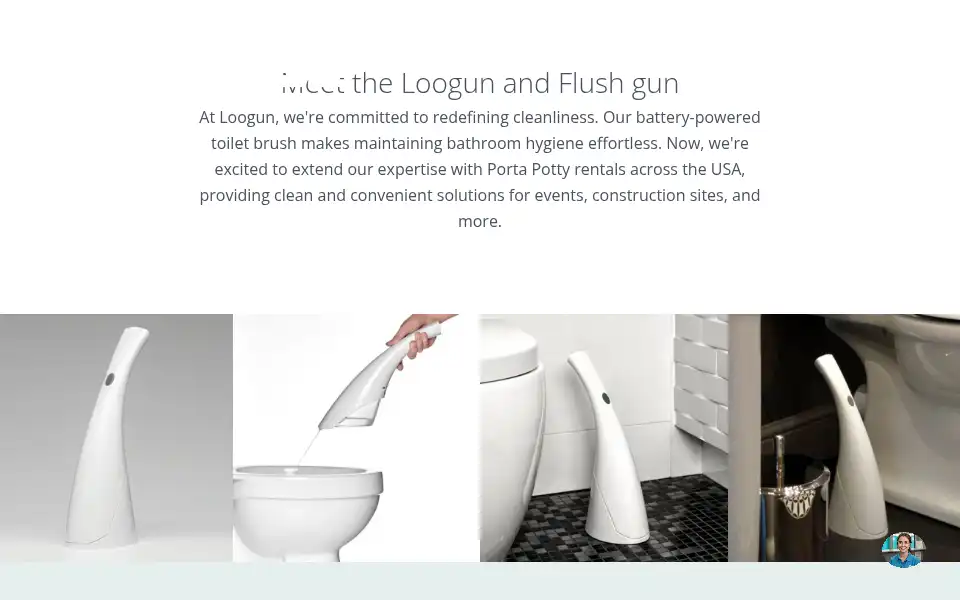 Screenshot of loogun.com