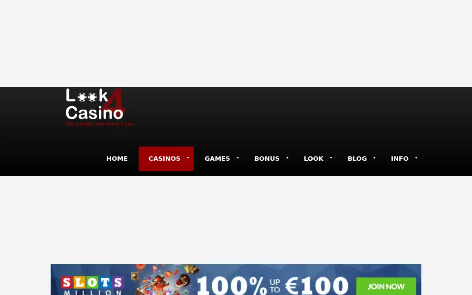 Screenshot of look4casino.com