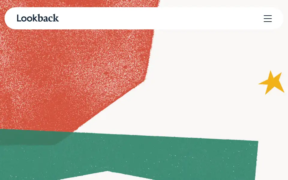 Screenshot of lookback.io