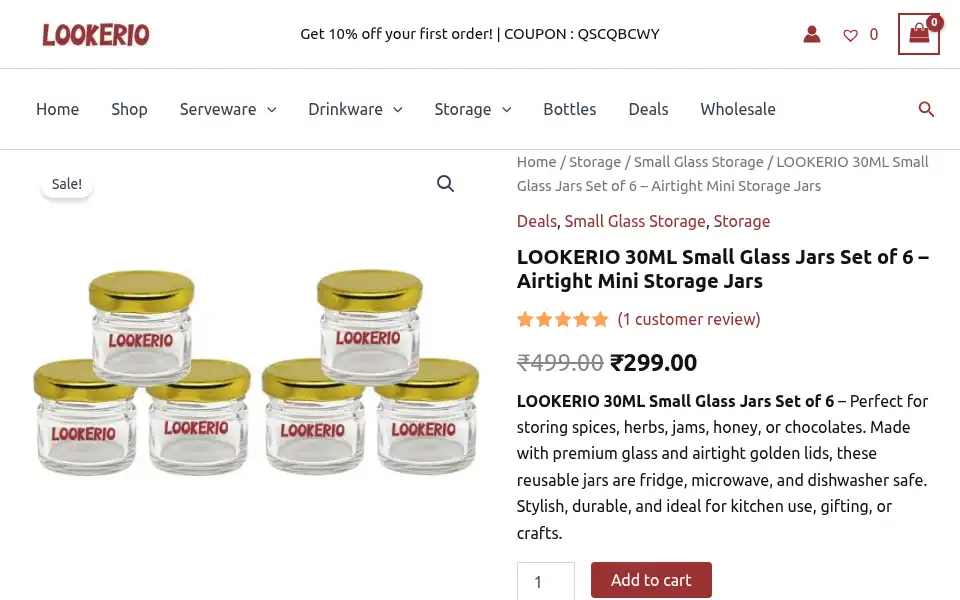 Screenshot of lookerio.in
