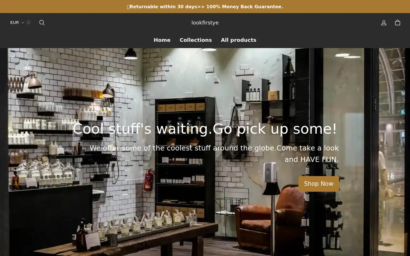Screenshot of lookfirstye.com