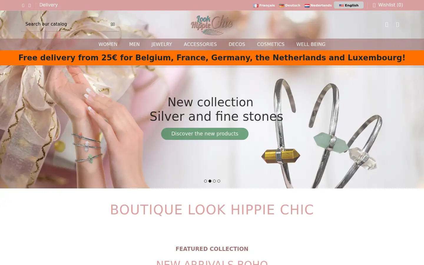 Screenshot of lookhippiechic.com