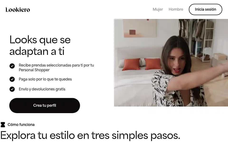 Screenshot of lookiero.es
