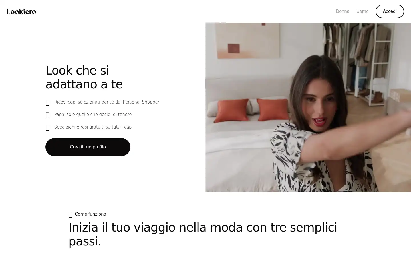 Screenshot of lookiero.it