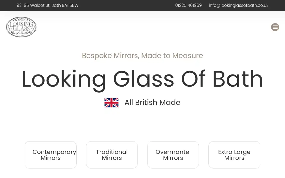 Screenshot of lookinglassofbath.co.uk