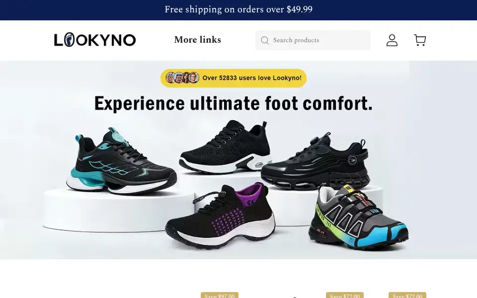 Screenshot of lookyno.com