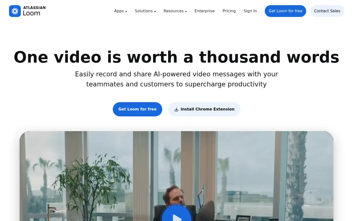 Screenshot of loom.com