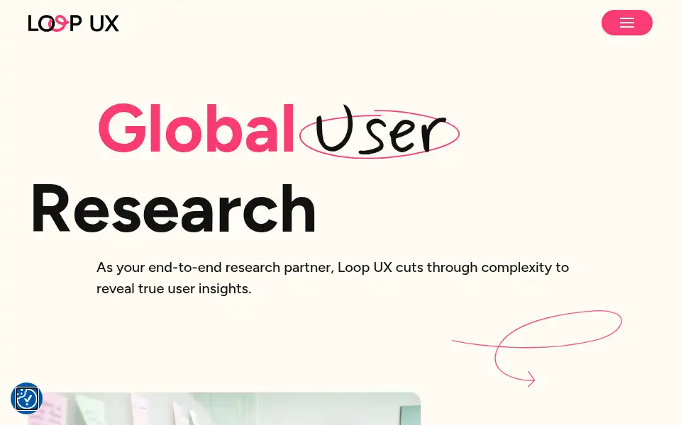 Screenshot of loop-ux.com