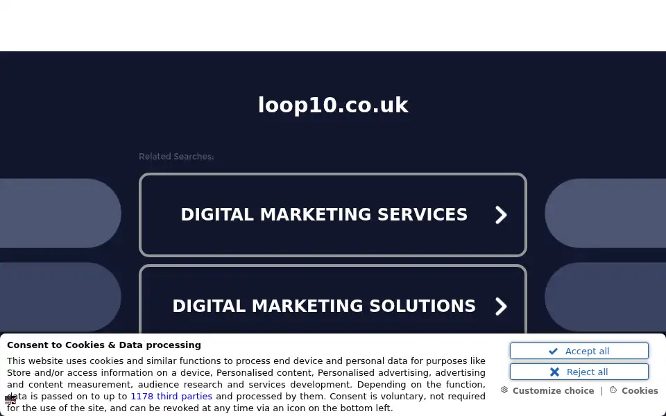 Screenshot of loop10.co.uk