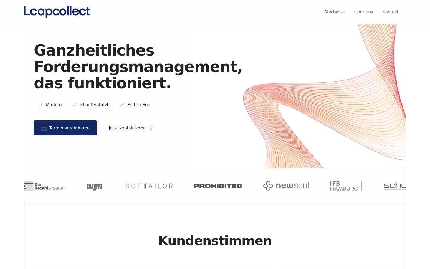 Screenshot of loopcollect.de