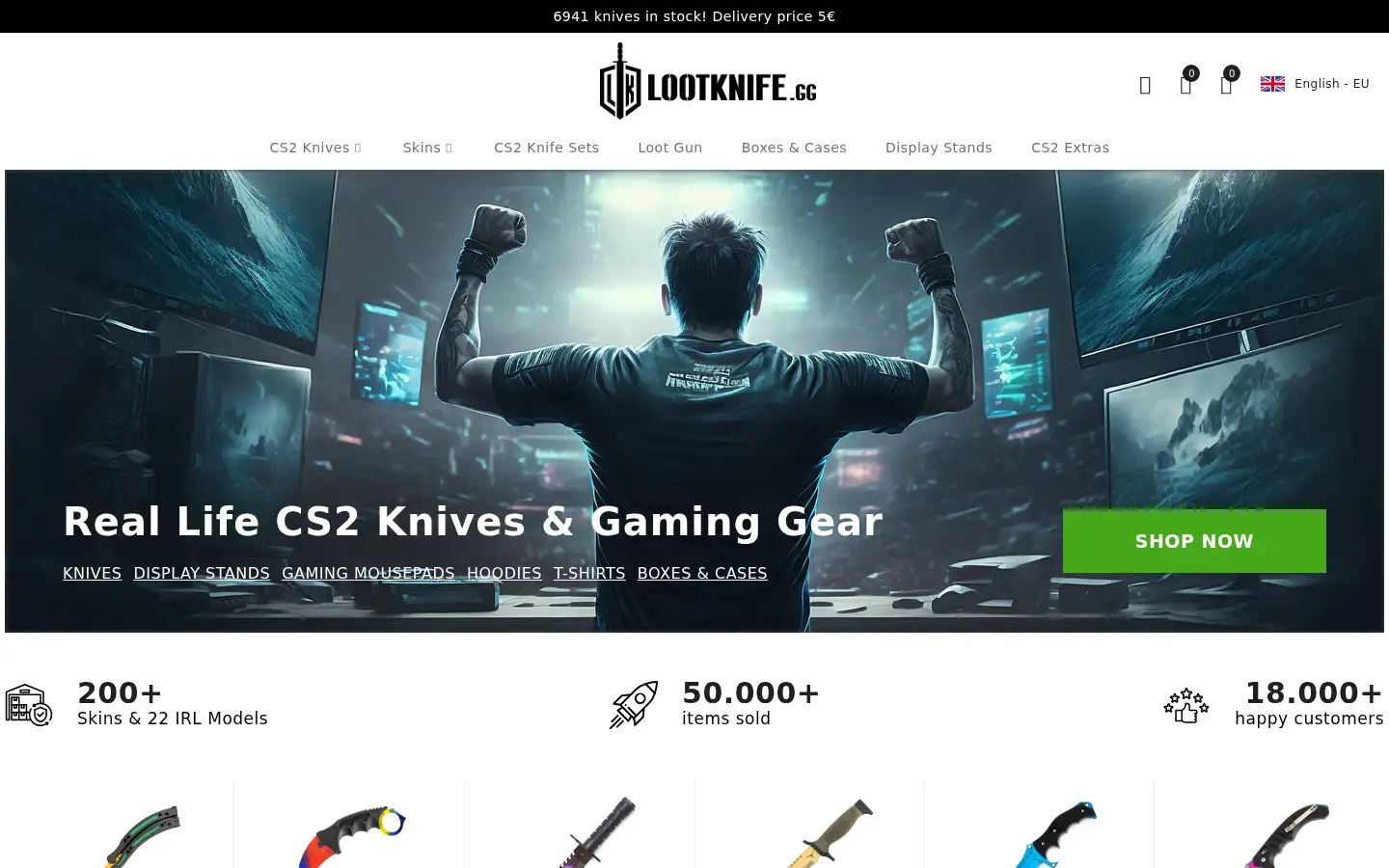 Screenshot of lootknife.gg