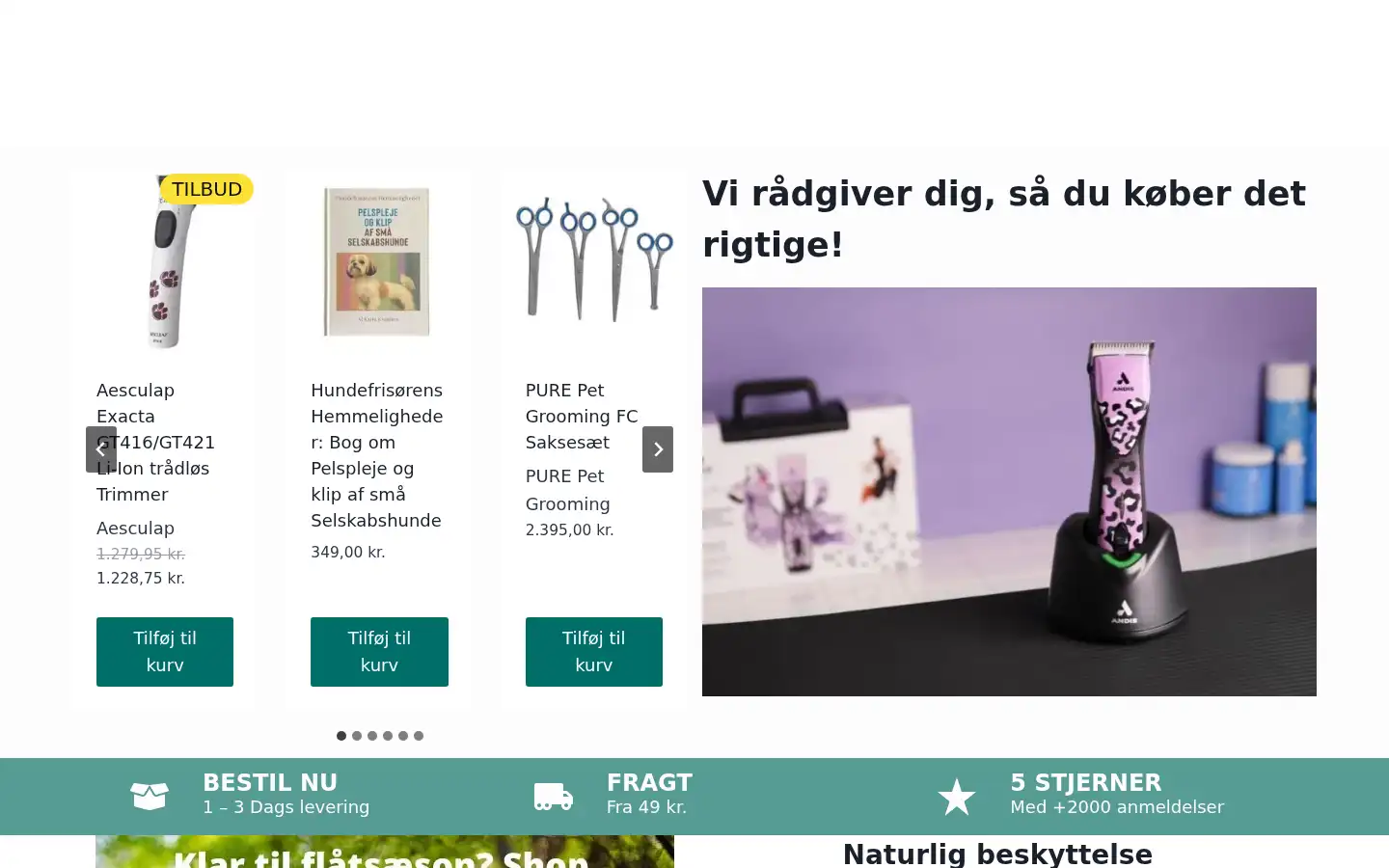 Screenshot of loppetjansen.dk
