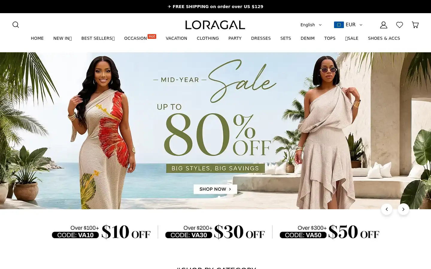 Screenshot of loragal.com