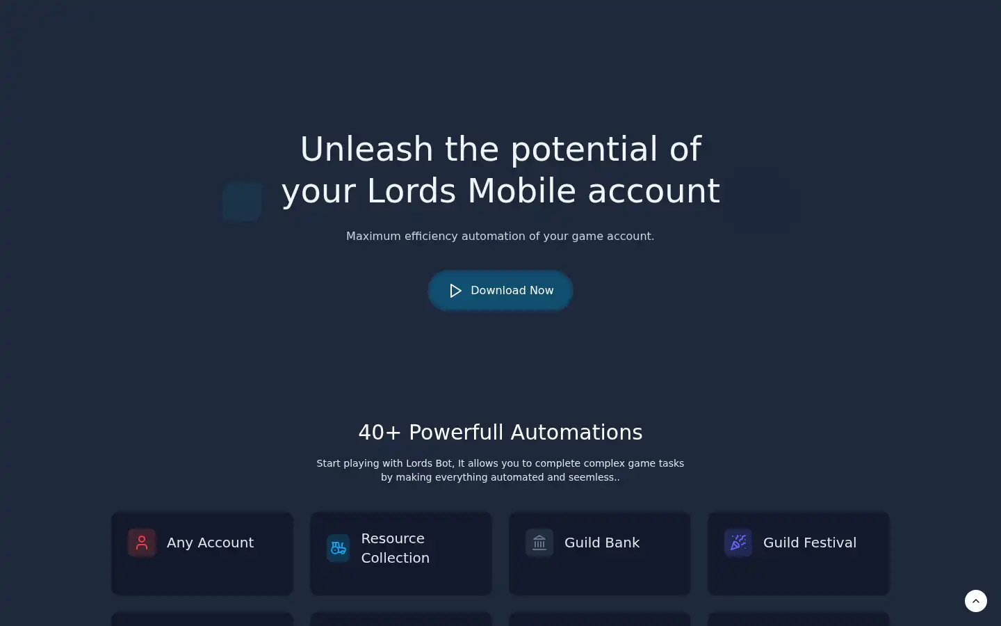 Screenshot of lords-bot.com