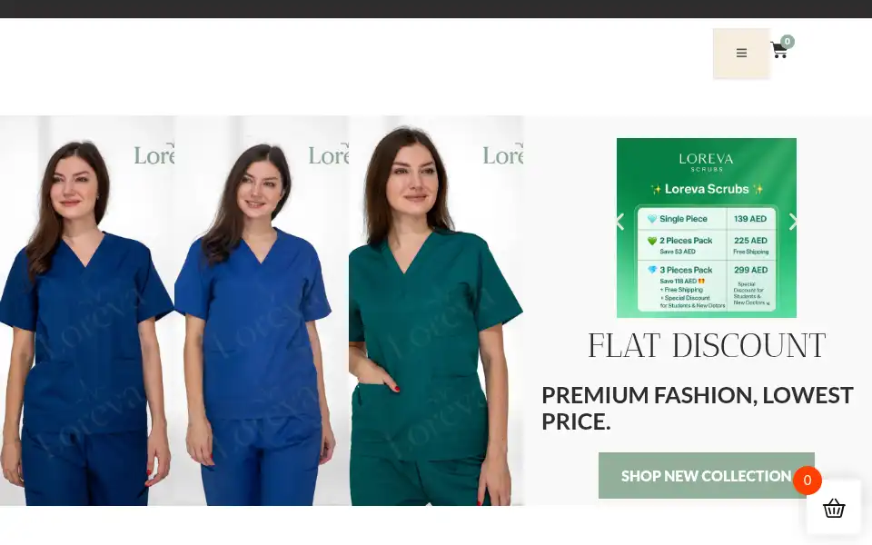 Screenshot of loreva.ae