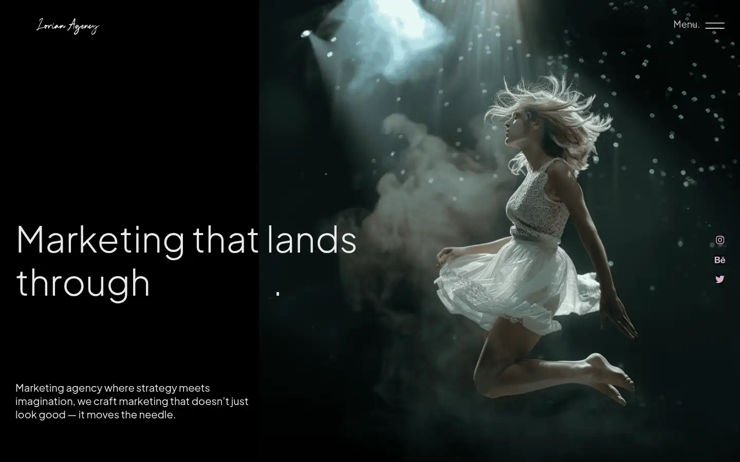Screenshot of lorianagency.com