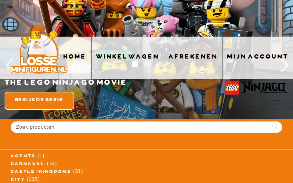 Screenshot of losseminifiguren.nl