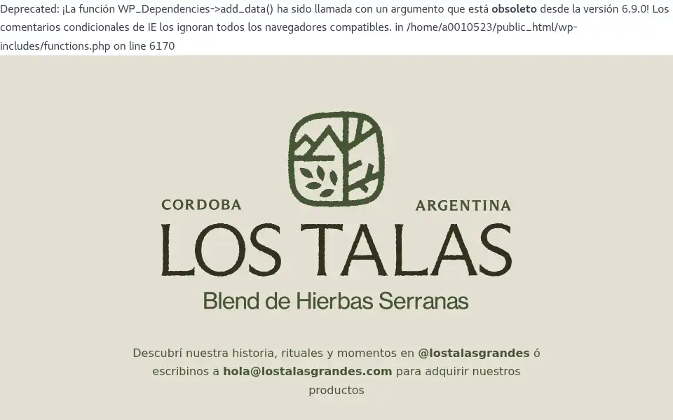 Screenshot of lostalasgrandes.com