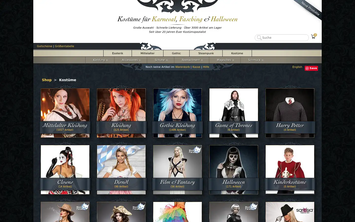 Screenshot of lostlegends.de