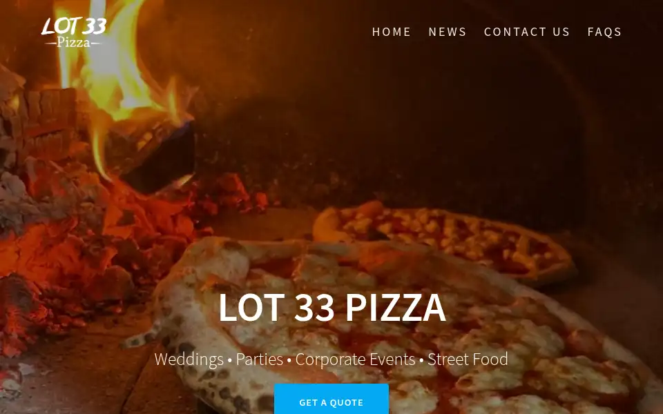 Screenshot of lot33.co.uk