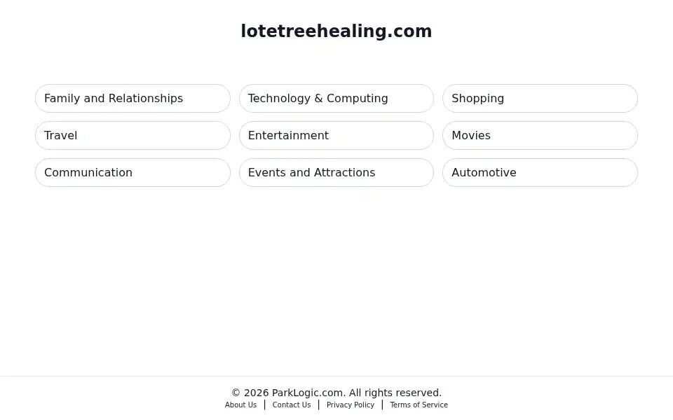 Screenshot of lotetreehealing.com