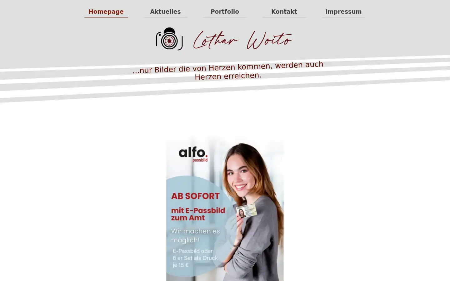 Screenshot of lothar-woito.de