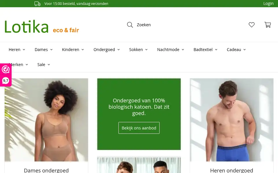 Screenshot of lotika.nl