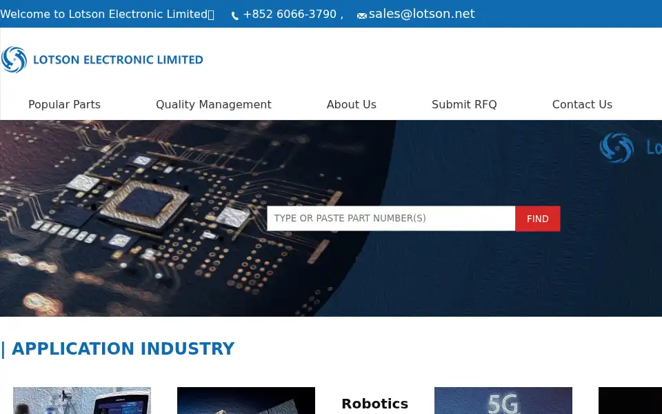Screenshot of lotson.net