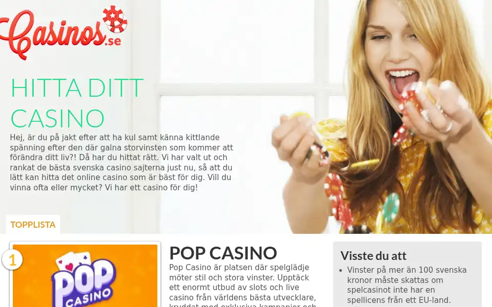 Screenshot of lotto24.se