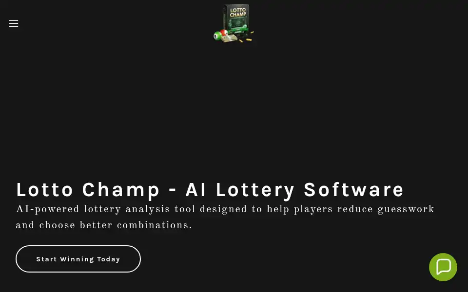 Screenshot of lottochamp.digital