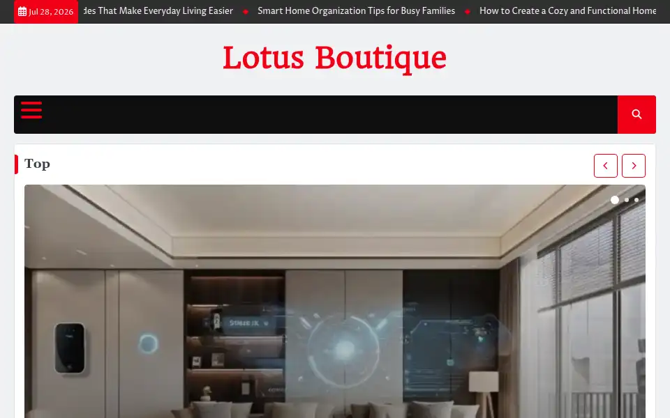 Screenshot of lotusboutique.com