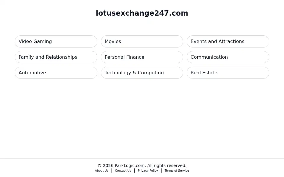 Screenshot of lotusexchange247.com