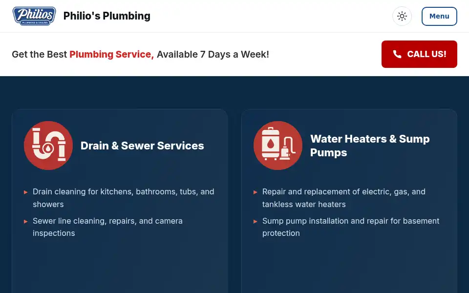 Screenshot of loudoun-plumbing.com