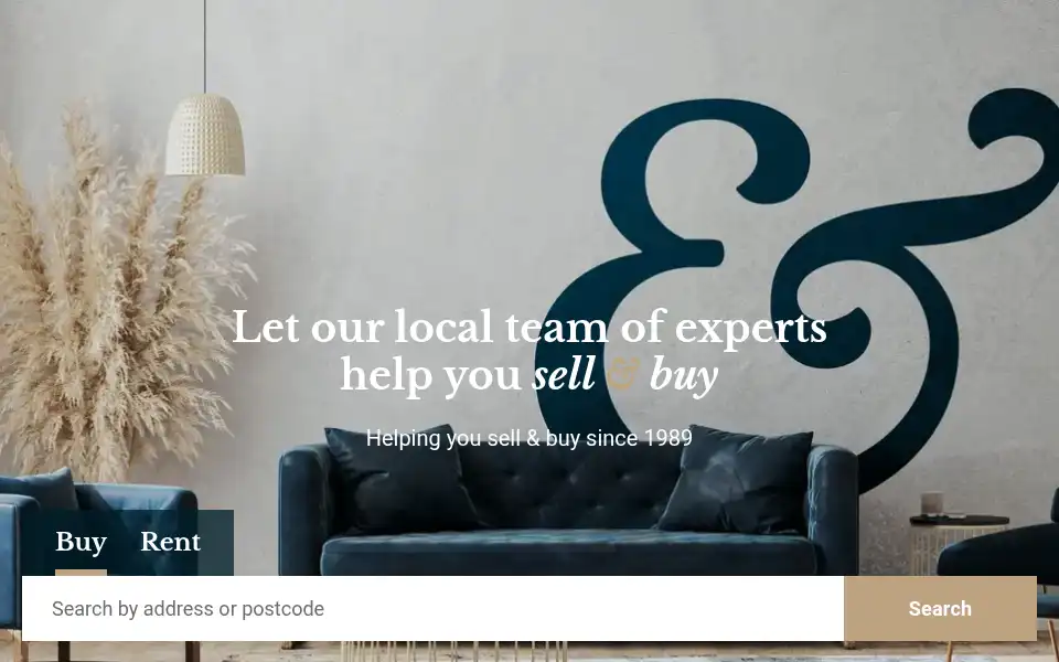 Screenshot of louisandco.co.uk
