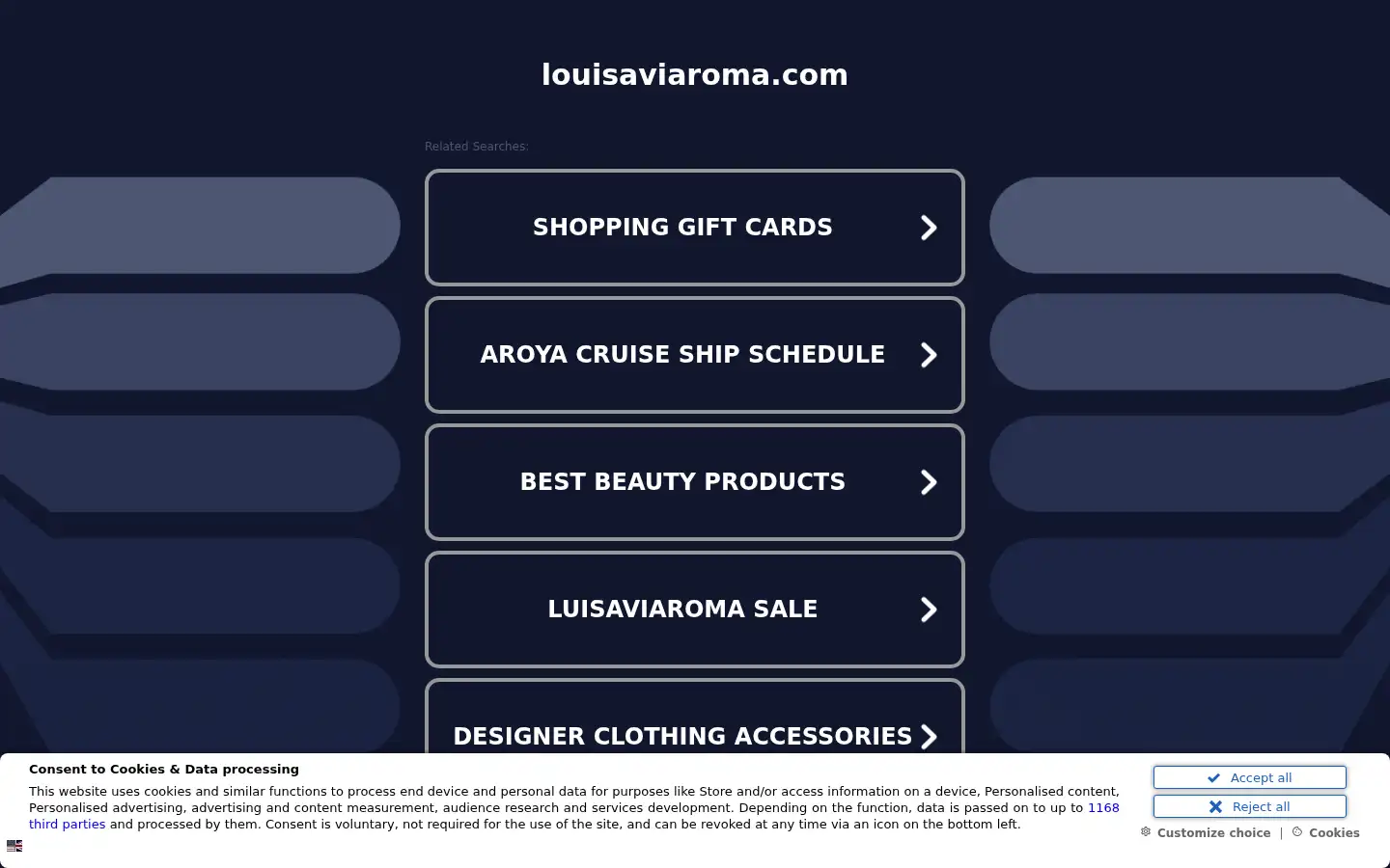 Screenshot of louisaviaroma.com