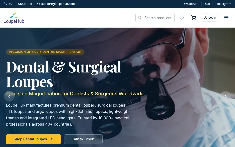 Screenshot of loupehub.com