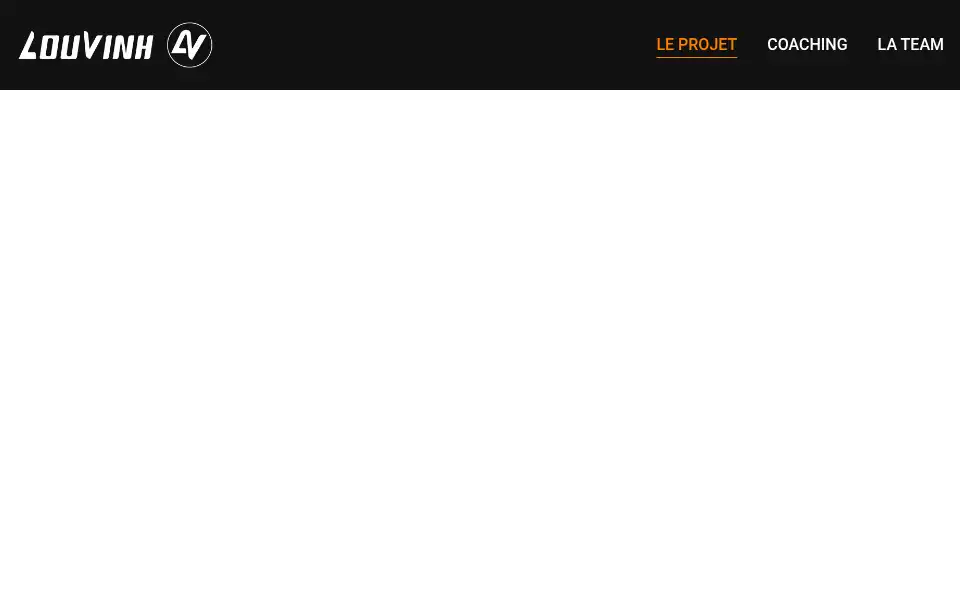Screenshot of louvinh.fr