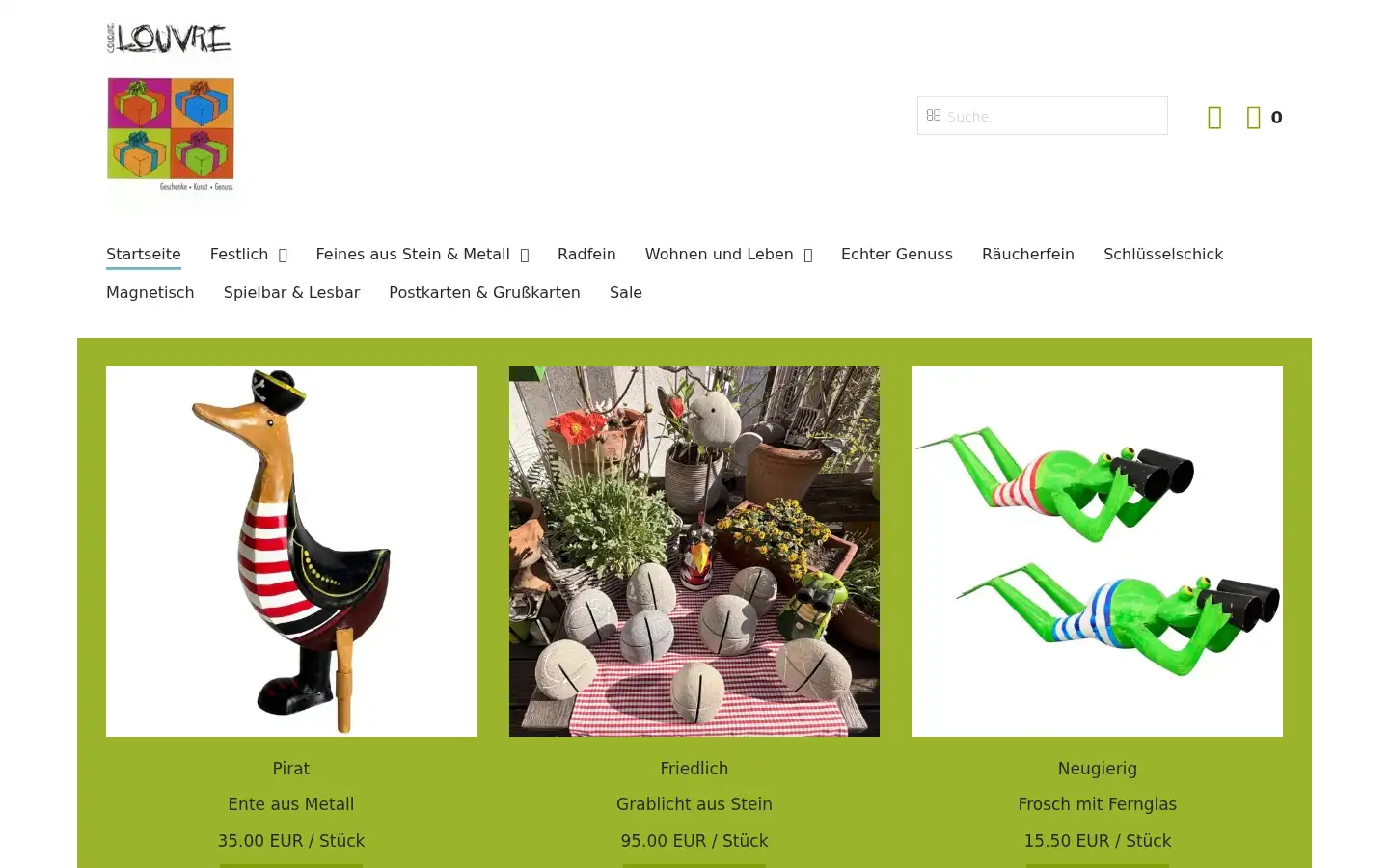Screenshot of louvre-cologne-shop.de