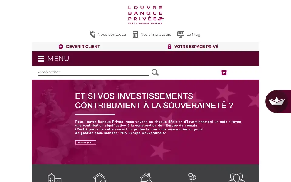 Screenshot of louvrebanqueprivee.fr