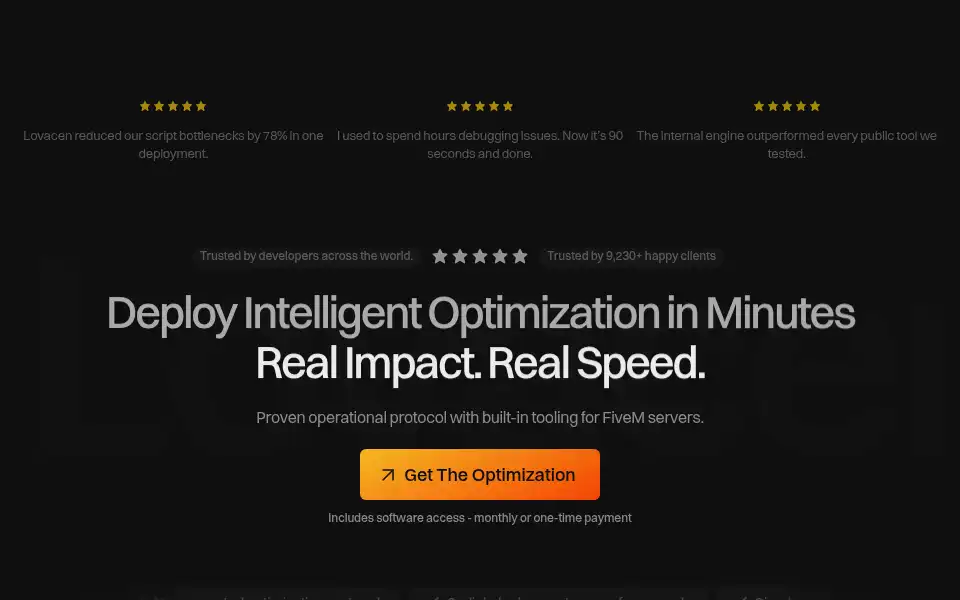 Screenshot of lovacen.com
