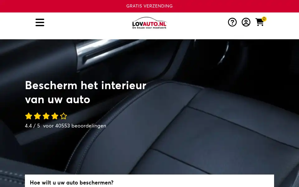 Screenshot of lovauto.nl