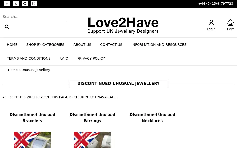 Screenshot of love2have.co.uk
