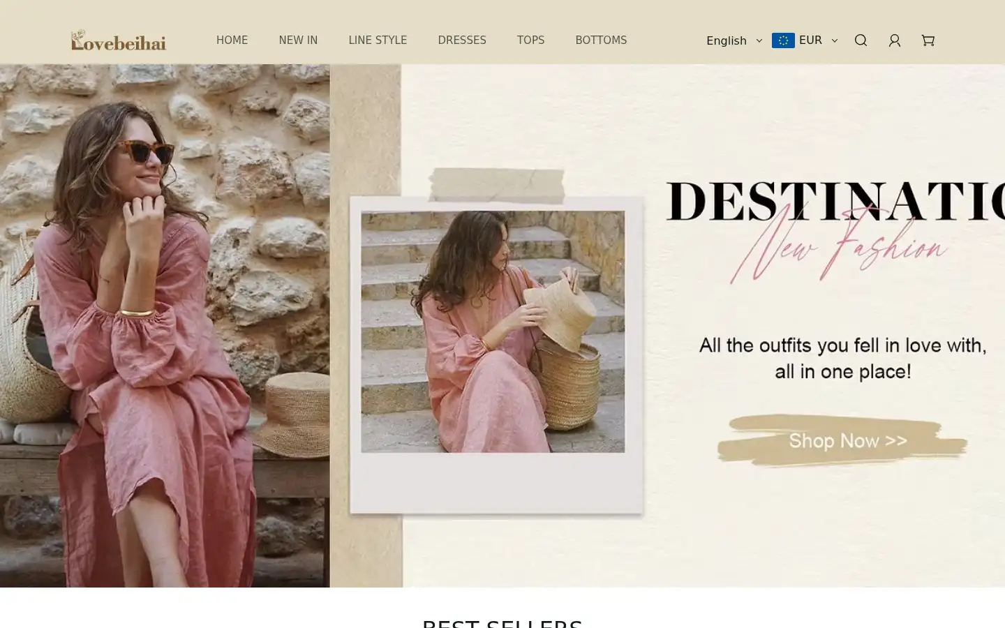 Screenshot of lovebeihai.com