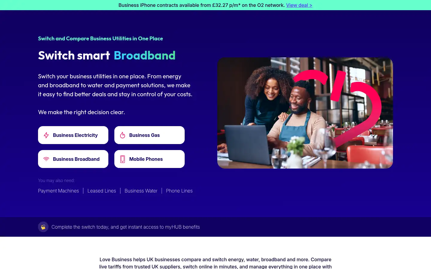 Screenshot of lovebusiness.co.uk
