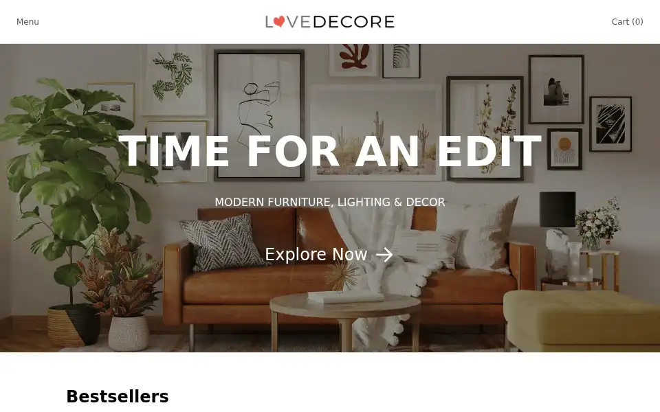 Screenshot of lovedecore.co.uk