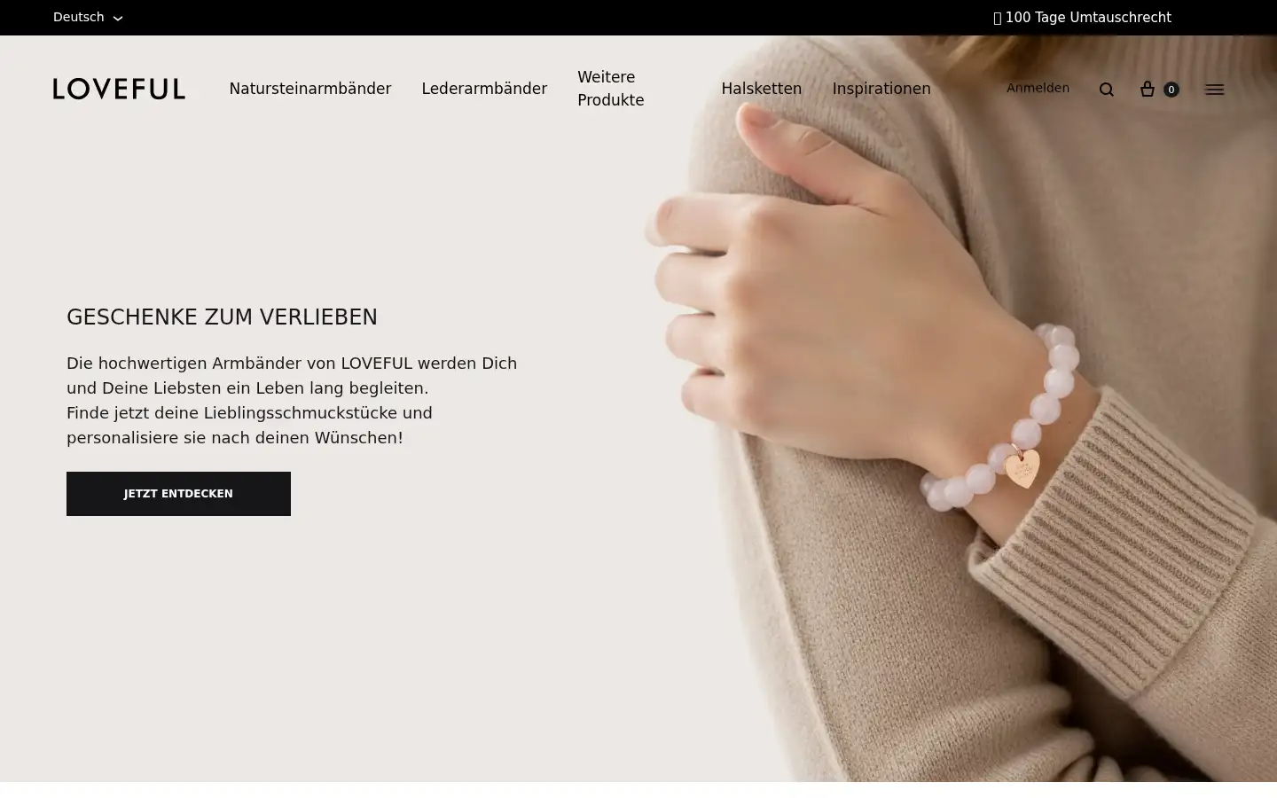 Screenshot of loveful.de