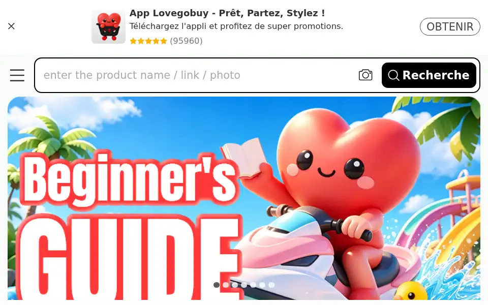 Screenshot of lovegobuy.app